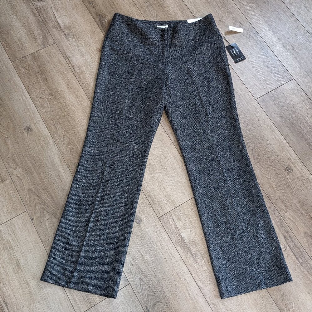 NWT Harold's Alex  Wool Blend Pants 12 Lined Contemporary Fit Dress Pants